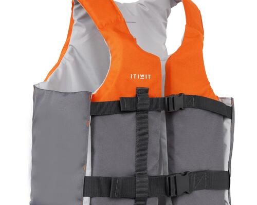 gilet flottaison ba 50n plus mandarine