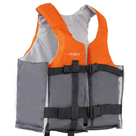 
      Pomocná plávacia vesta 50N+ na kajak, paddleboard alebo jachtu oranžová
  