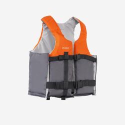 GILET AIDE A LA FLOTTABILITE 50N+ orange kayak stand up paddle dériveur