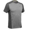 MH500 Men's Short-Sleeved Mountain Hiking T-shirt - Grey