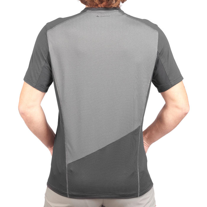Tee Shirt de randonnée montagne MH500 manches courtes homme QUECHUA
