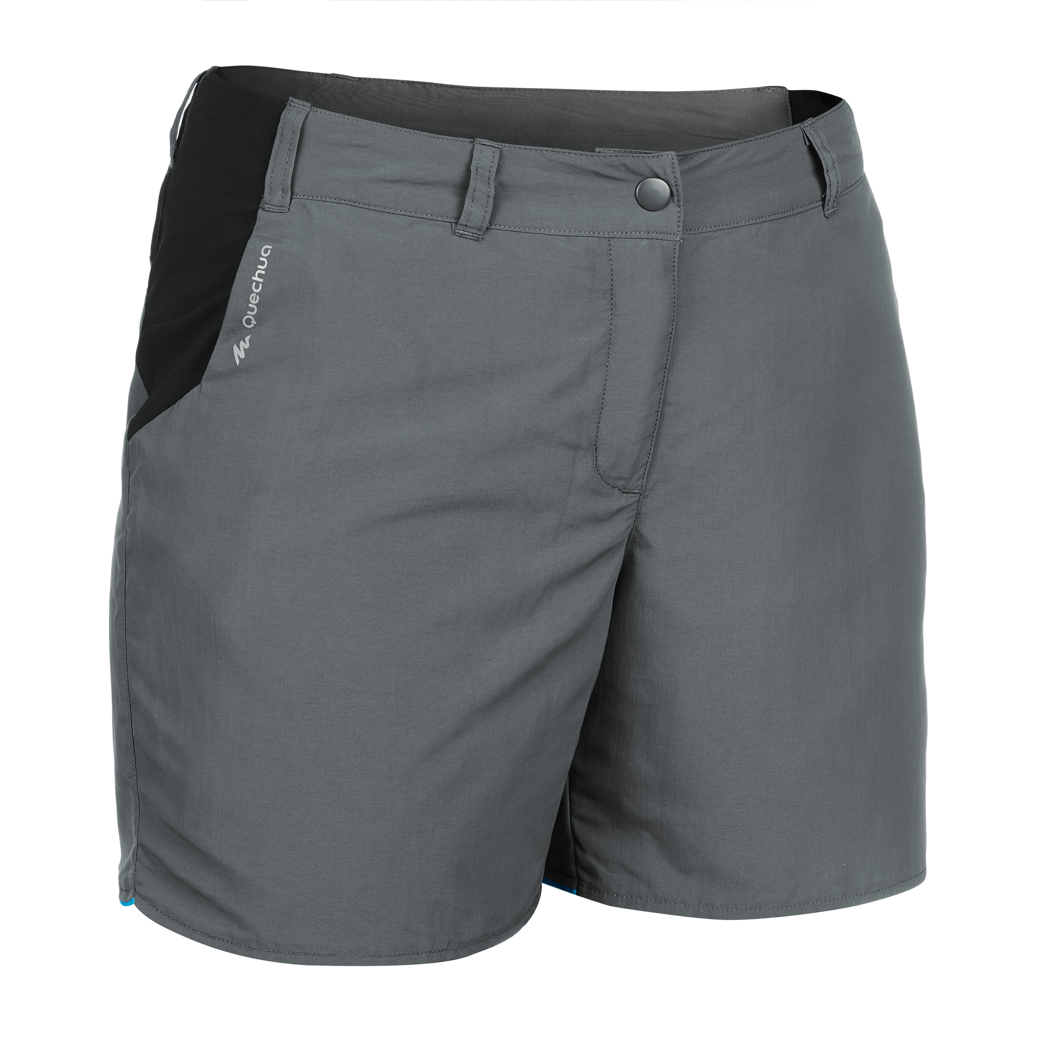 Quechua Damesshort Voor Bergwandelen Mh100 Donkergrijs quechua kopen in de aanbieding Quechua Damesshort Voor Bergwandelen Mh100 Donkergrijs quechua kopen in de aanbieding