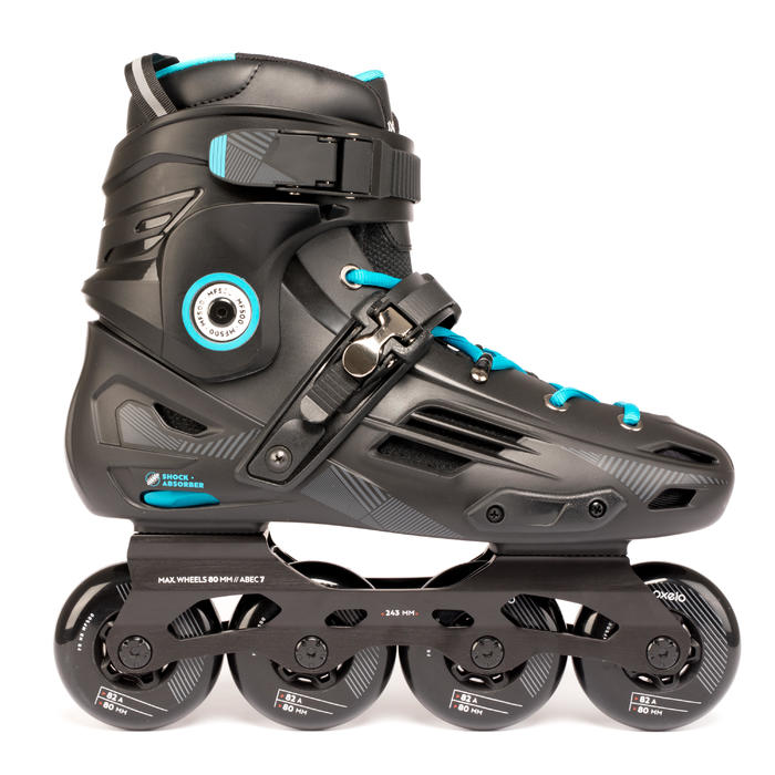 Inline Skates Inliner Freeride MF500 Hardboot Erwachsene Oxelo