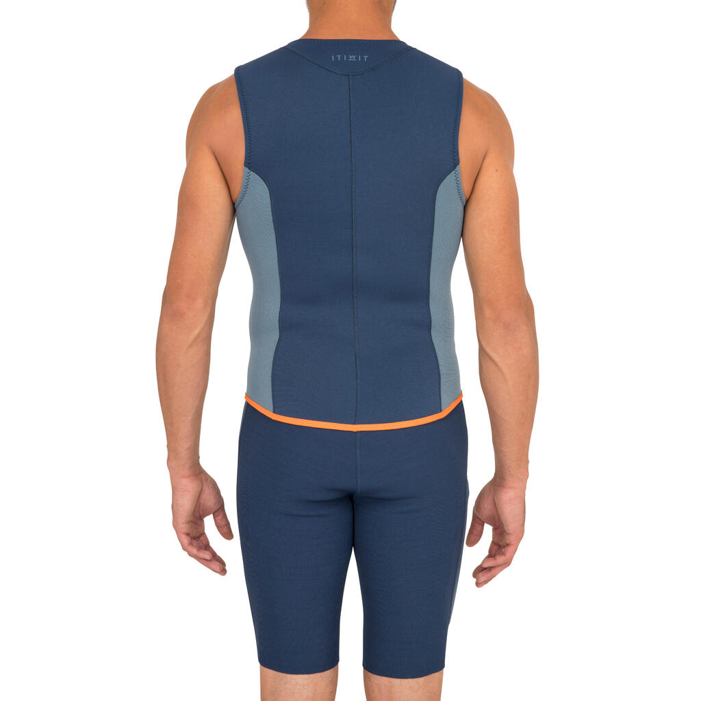 500 MEN’S 2 MM NEOPRENE KAYAK AND STAND-UP PADDLE VEST DARK BLUE