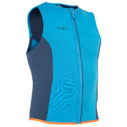 500 MEN'S 2 MM NEOPRENE KAYAKING AND STAND UP PADDLE VEST - ELEC BLUE