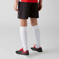 Pantalón corto de fútbol Niños Kipsta F100 negro