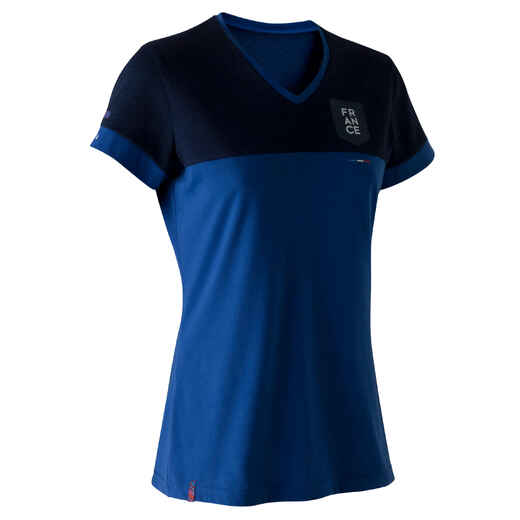 
      Fussballshirt FF100 Frankreich Damen blau
  