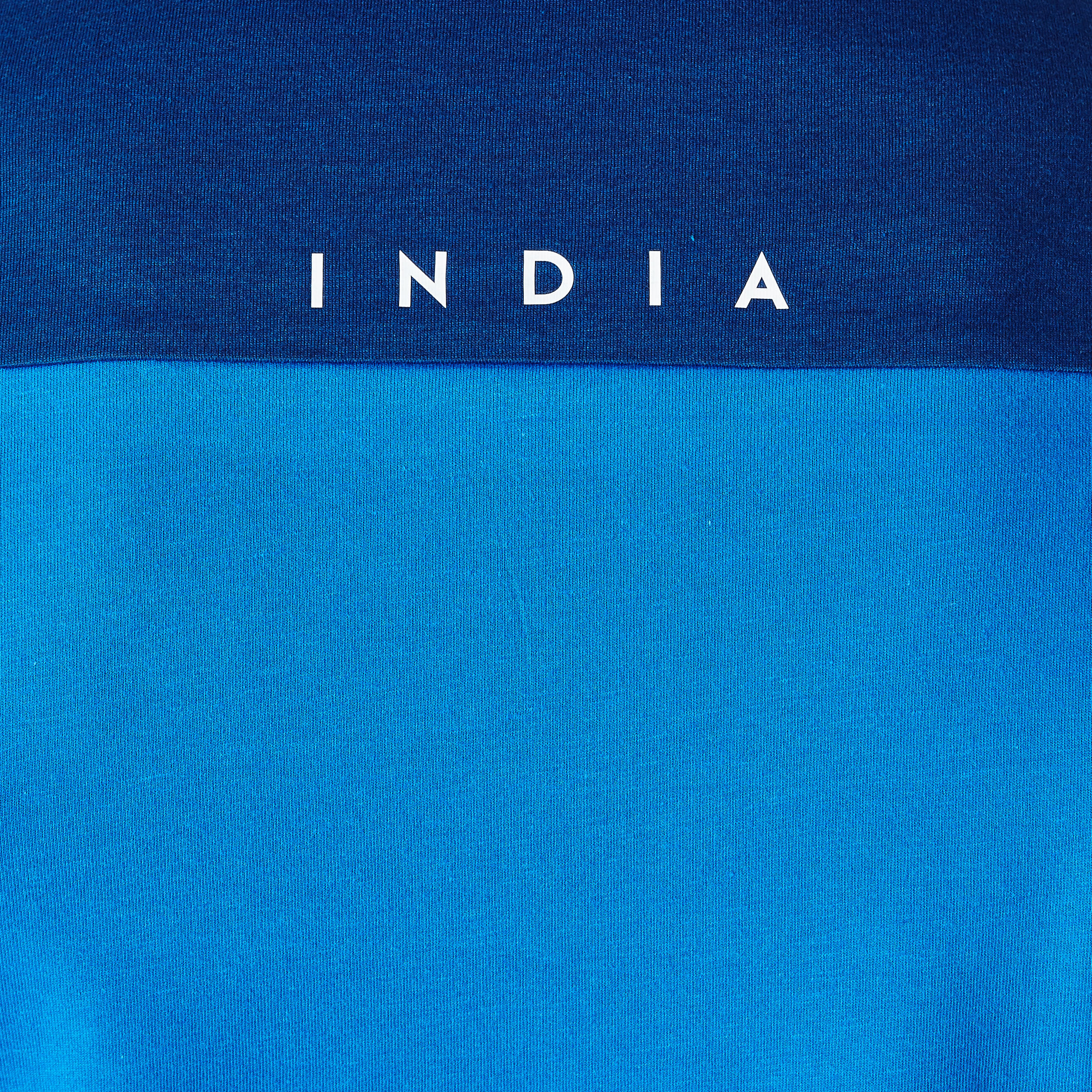 FF100 India Adult Football T-Shirt - Blue 10/11
