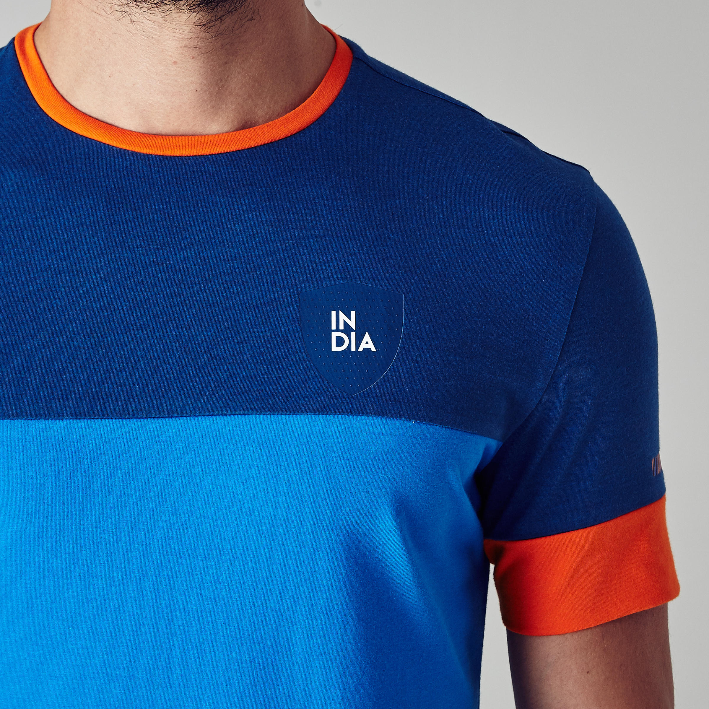 FF100 India Adult Football T-Shirt - Blue 6/11