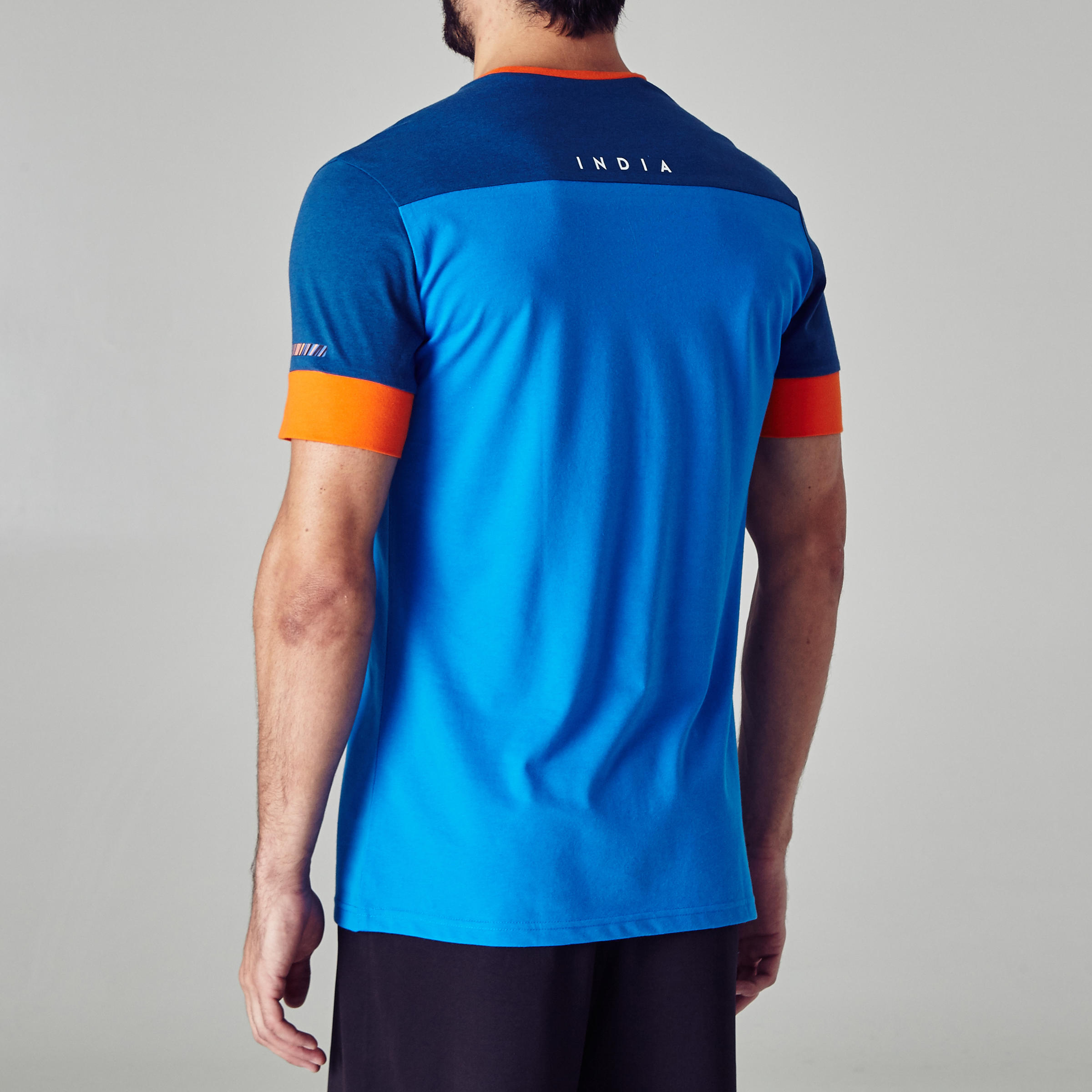 FF100 India Adult Football T-Shirt - Blue 5/11
