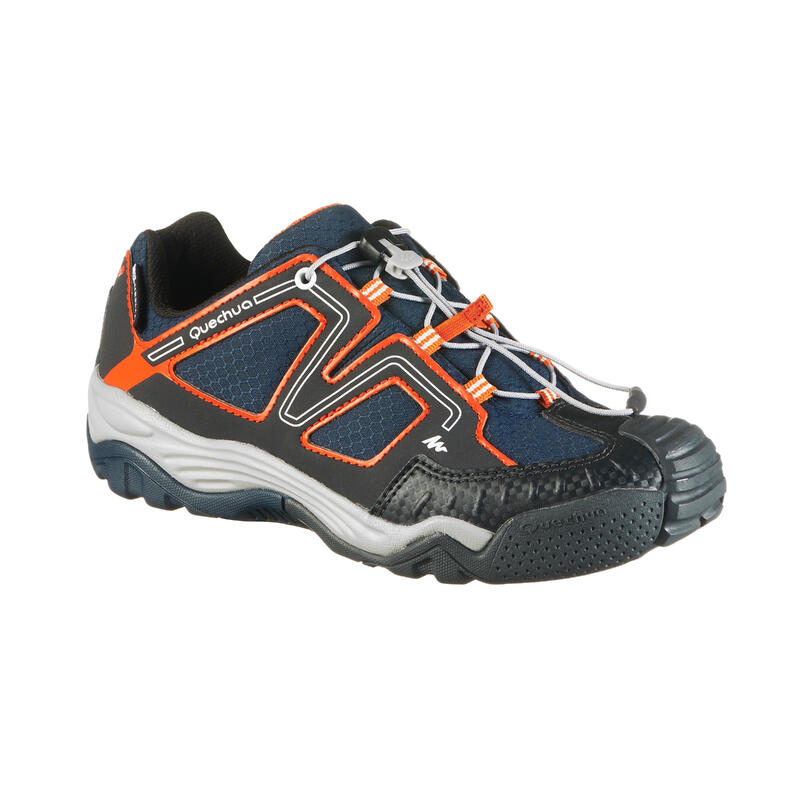 Chaussures de randonnée enfant Crossrock imperméable bleu/orange Chaussures de randonnée enfant Crossrock imperméable bleu/orange