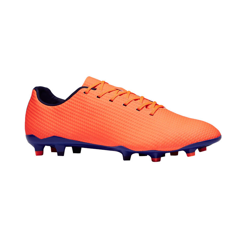 Chaussure de football terrains secs adulte CLR900 FG orange bleue Chaussure de football terrains secs adulte CLR900 FG orange bleue