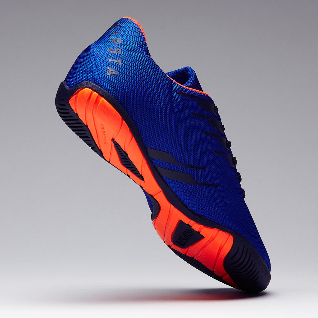 Hallenschuhe Futsal Fußball CLR 300 Erwachsene blau/orange