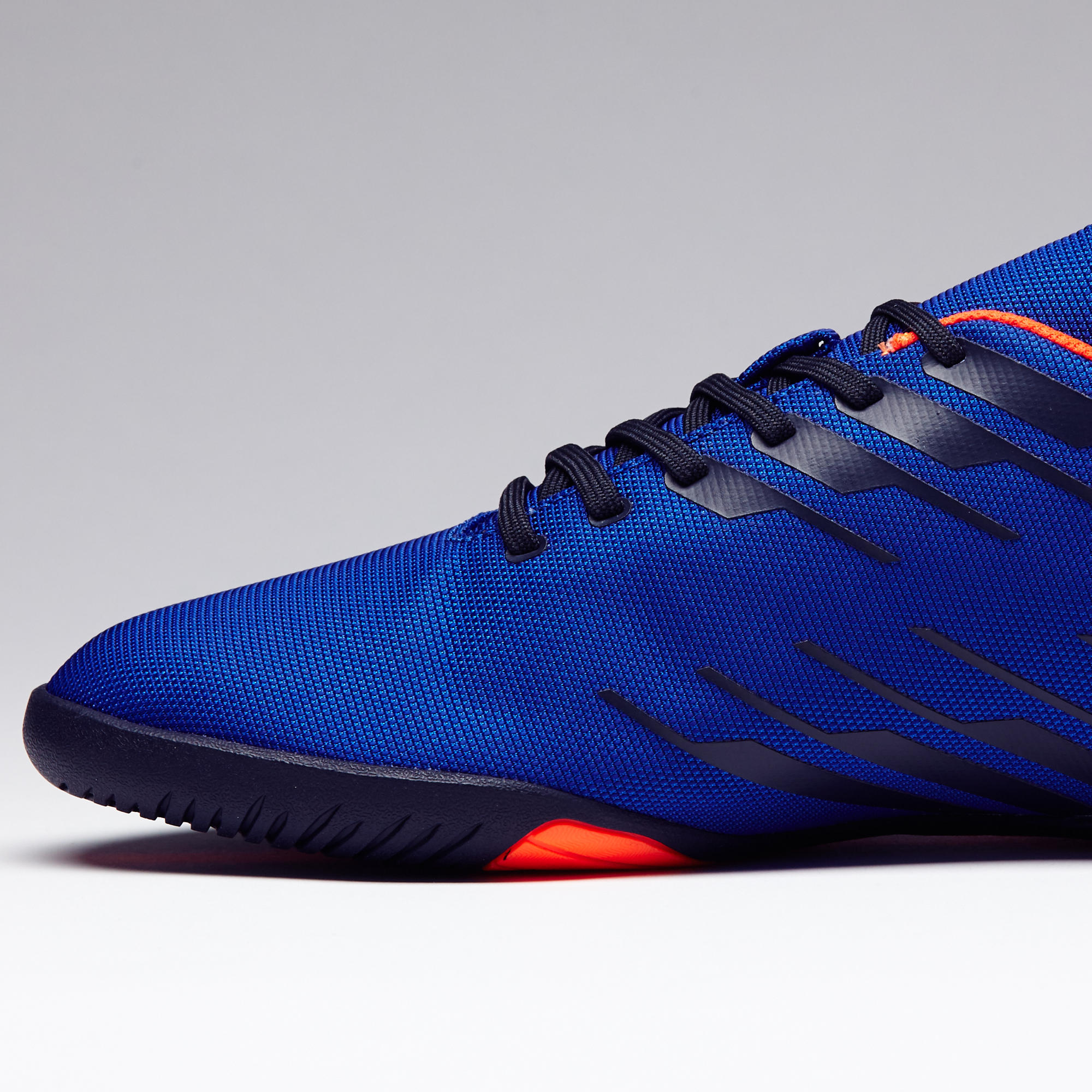 Guayos de Fútbol Sala Kipsta CLR 300 adulto azul naranja - Decathlon