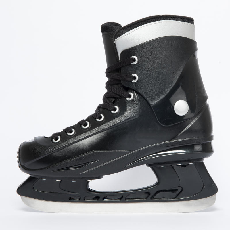 Коньки ледовые мужские черные FIT50 - Decathlon