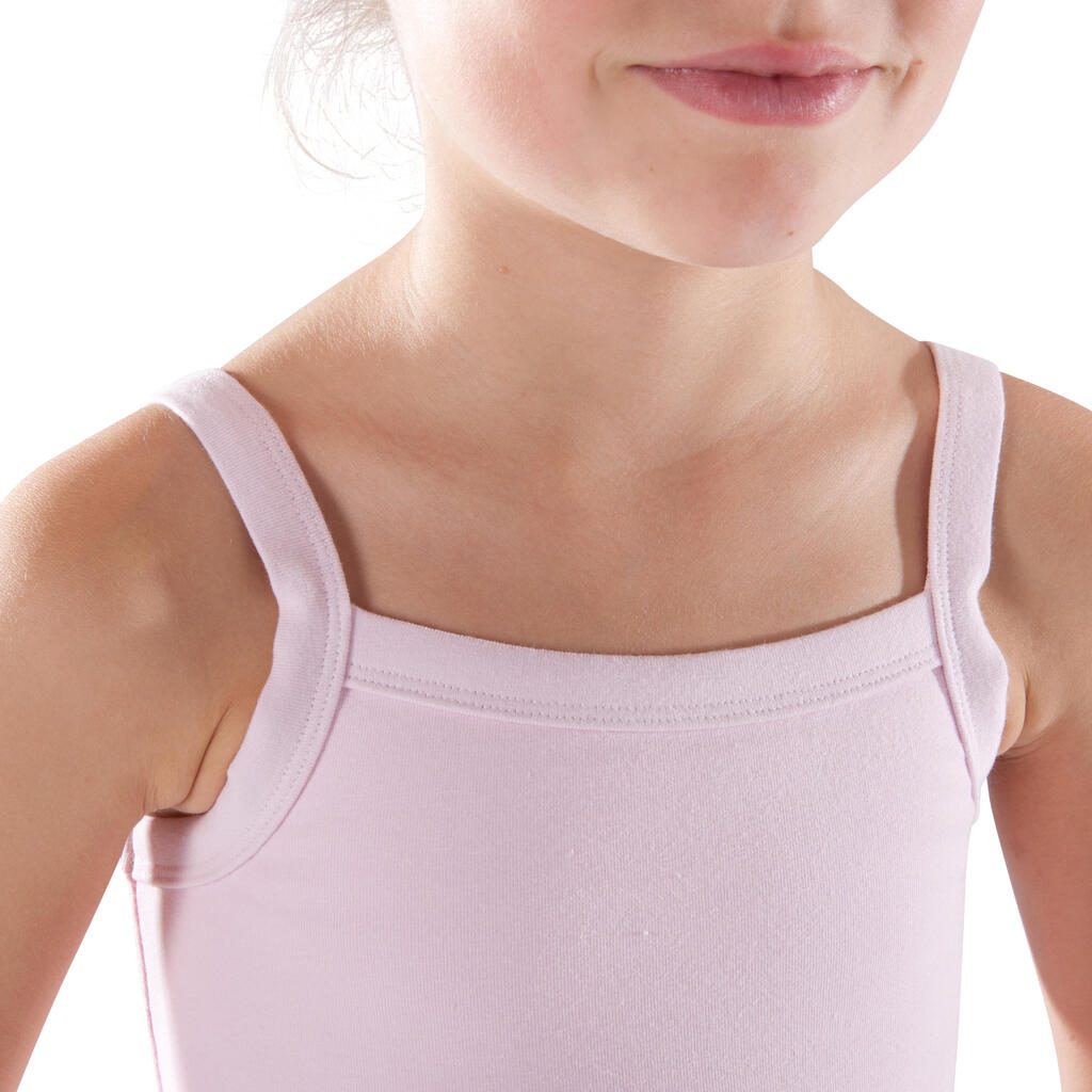 Girls' Ballet Camisole Leotard - Pink