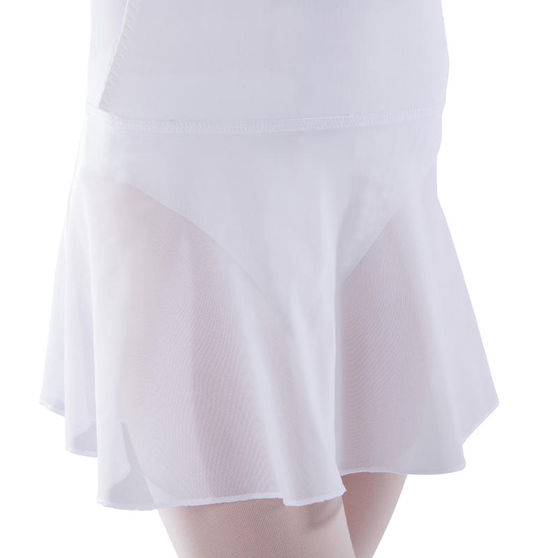 Jupette de danse classique en voile fille blanche Jupette de danse classique en voile fille blanche