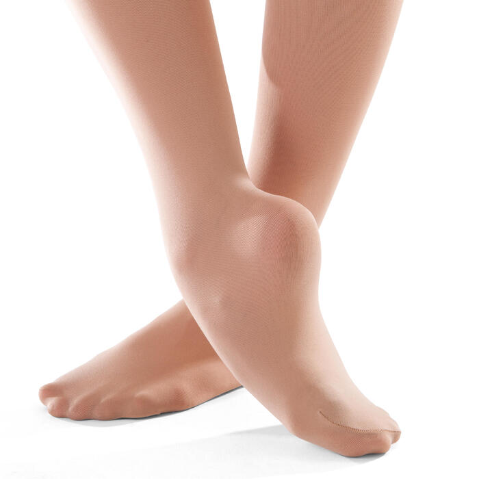 Medias danza clásica niña rosa Domyos Decathlon