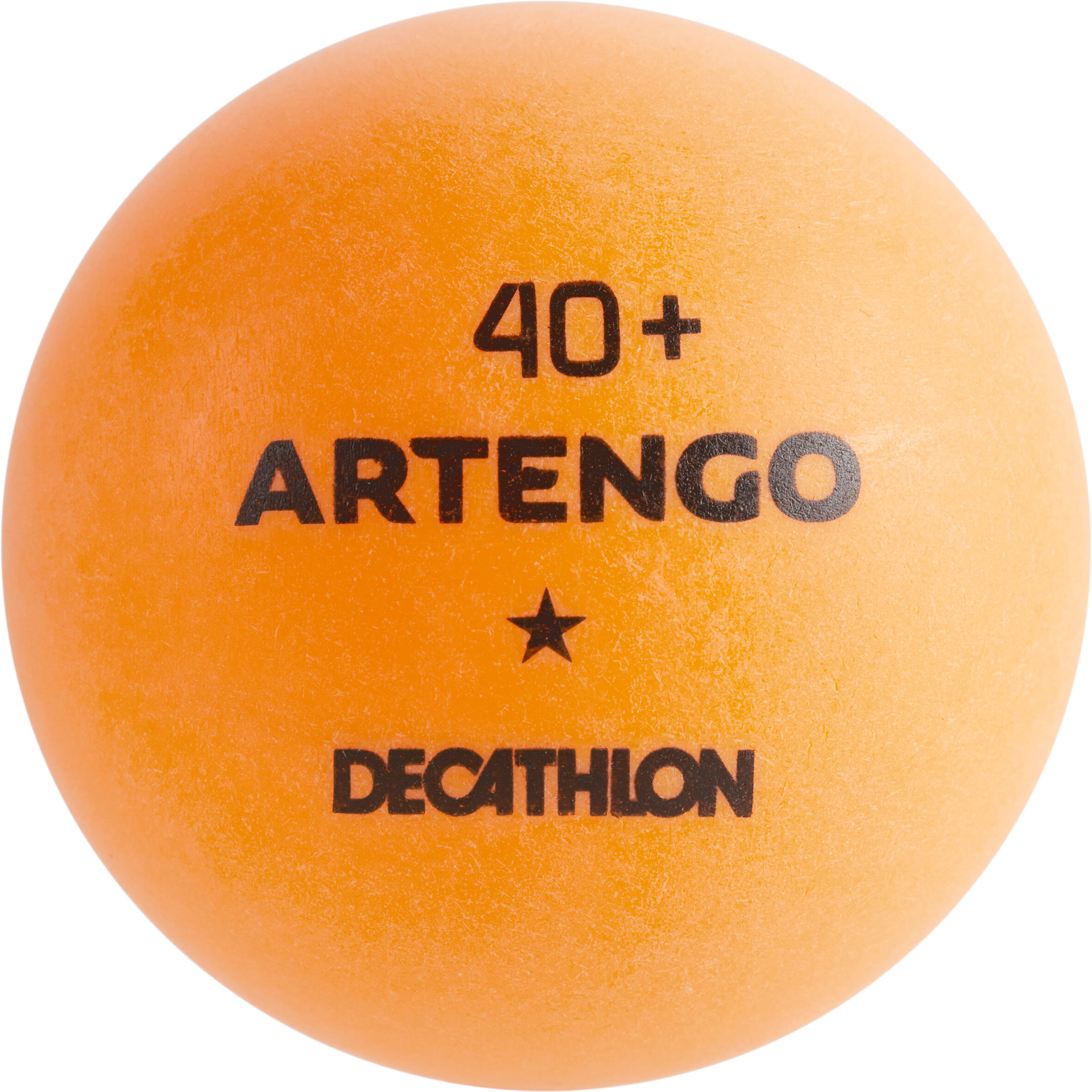 6入桌球TTB 100* 40+－橘色- DECATHLON