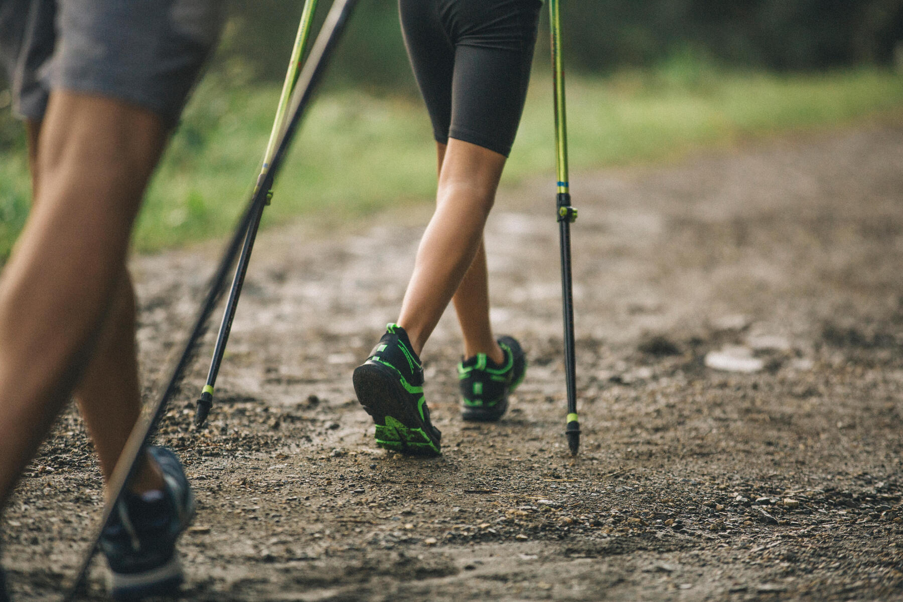 Kobiety uprawiające nordic walking