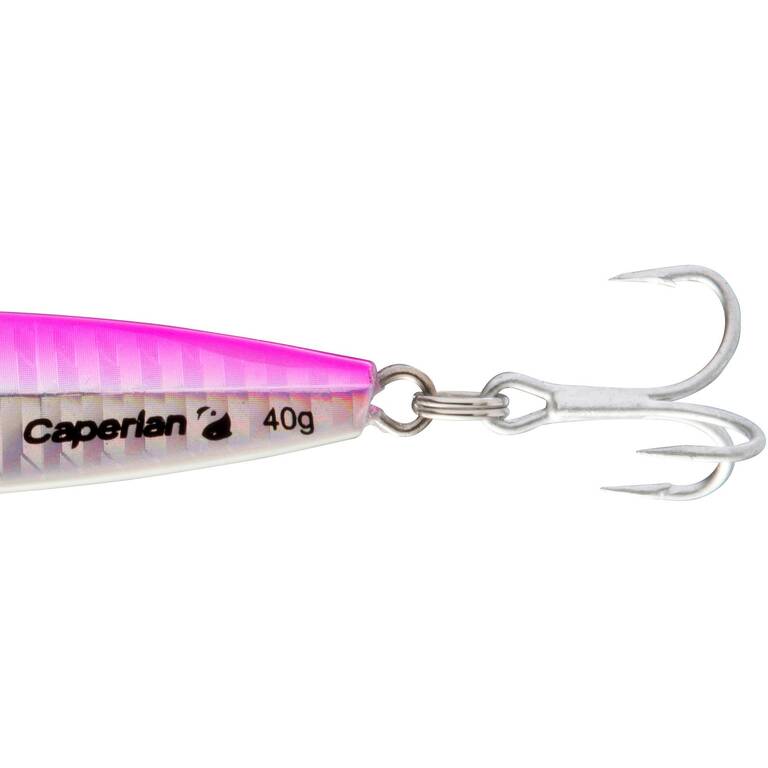 Lure fishing at sea Casting jig BIASTOS 40 g - pink