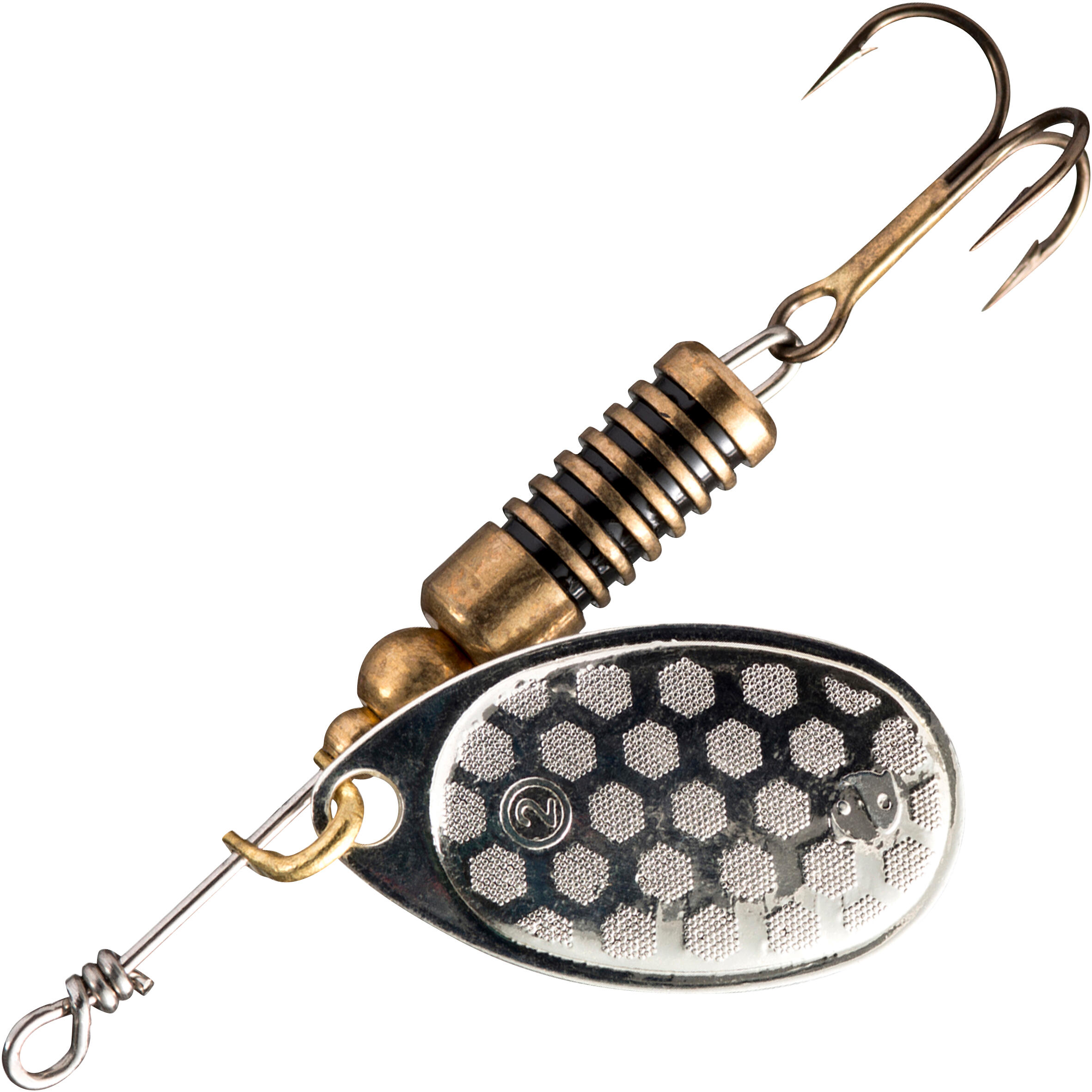 CUILLÈRE TOURNANTE PÊCHE AUX CARNASSIERS WETA #2 ARGENT - CAPERLAN