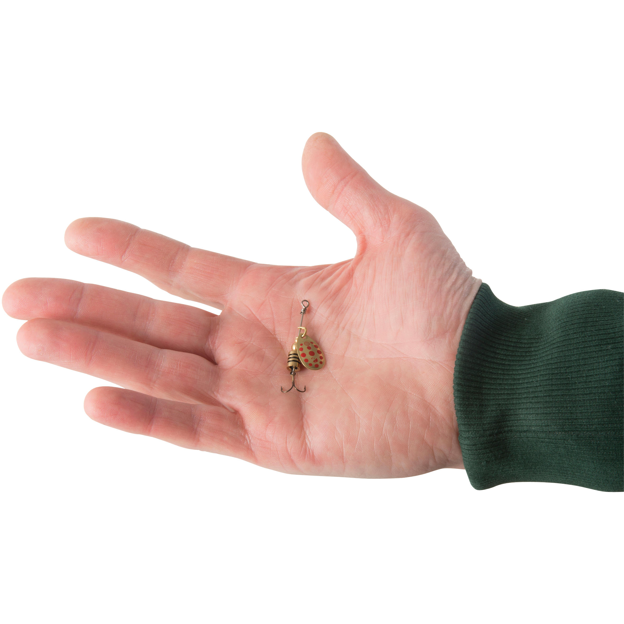 WETA + #0 GOLD RED DOTS PREDATOR FISHING SPINNER - CAPERLAN