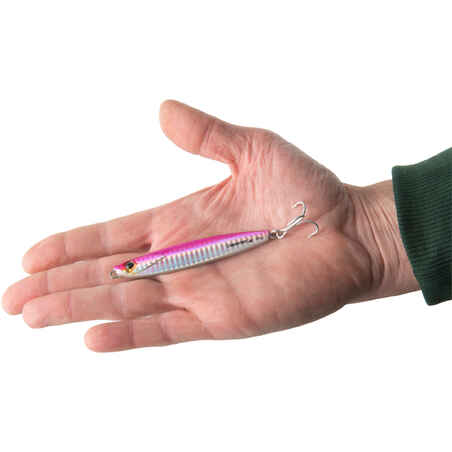 Lure fishing at sea CASTING JIG BIASTOS 60 g - ROSE