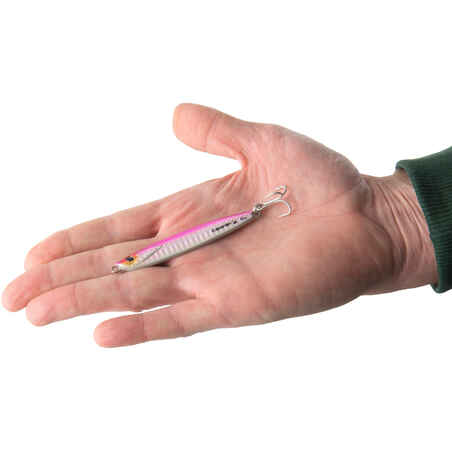 Lure fishing at sea Casting jig BIASTOS 40 g - pink