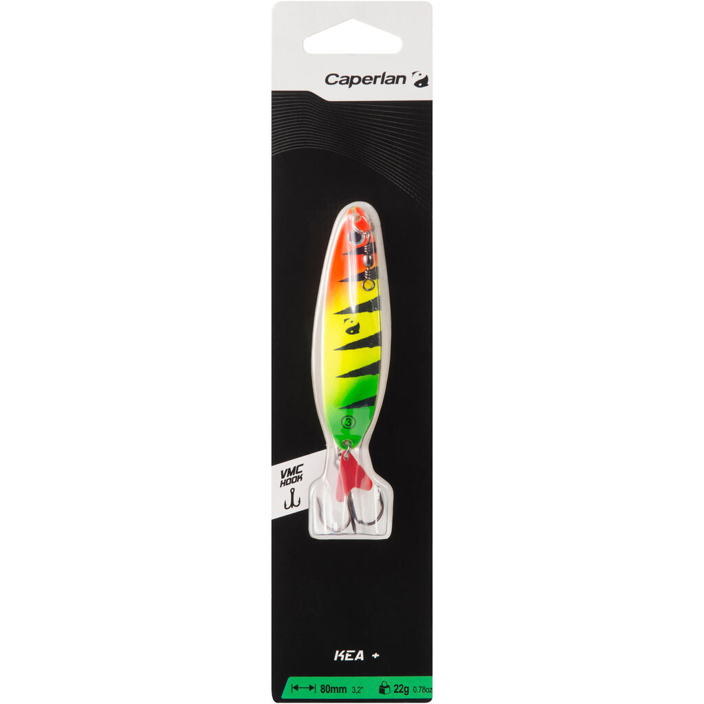 כפית לדיג של דגים טורפים בדגם KEA זהב/שחור+ 22g