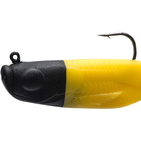GOWY 120 BLACK YELLOW PREDATOR FISHING SOFT LURE | Caperlan