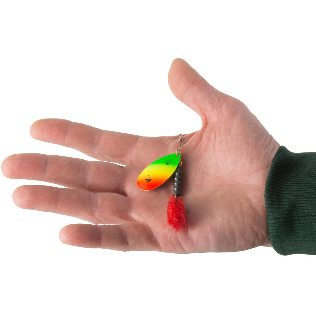 ספינר WETA PUFF #4 ראש אדום לדיגים טורפים