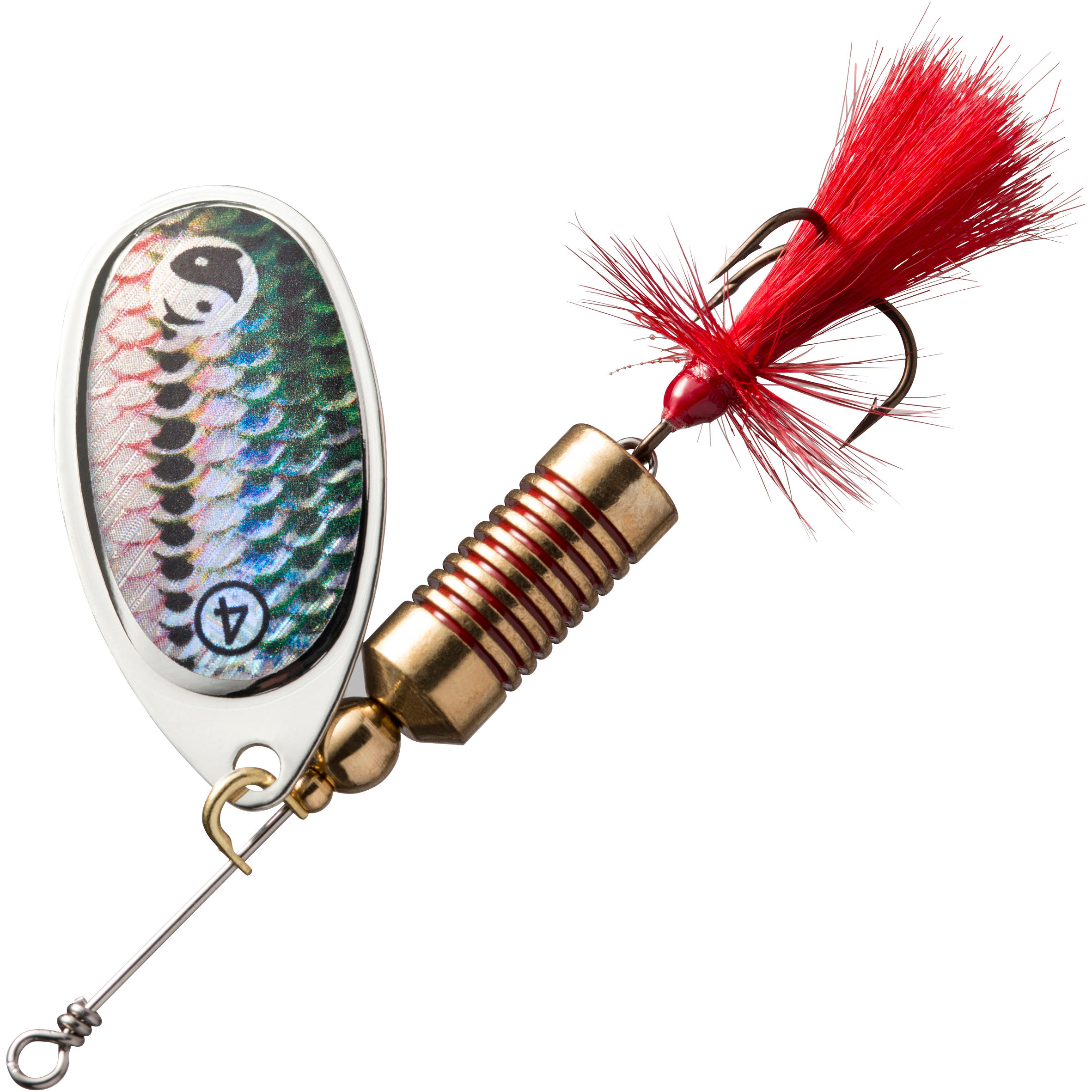 Set 5 Cuillères Pêche – Cuillères Tournantes Pour Truite, Predator, Jigging