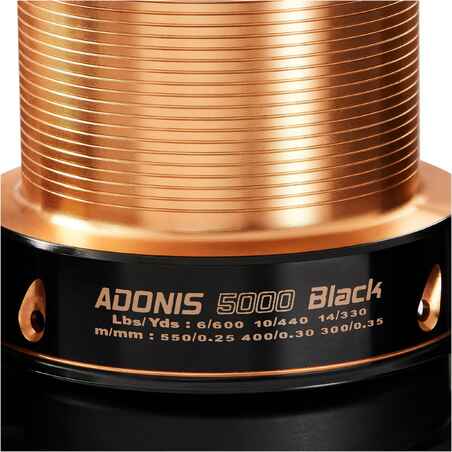 גלגלת לדיג של קרפיונים דגם ADONIS 5000 - שחור