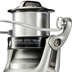 Moulinet de pêche en surfcasting ADONIS 5000 SILVER