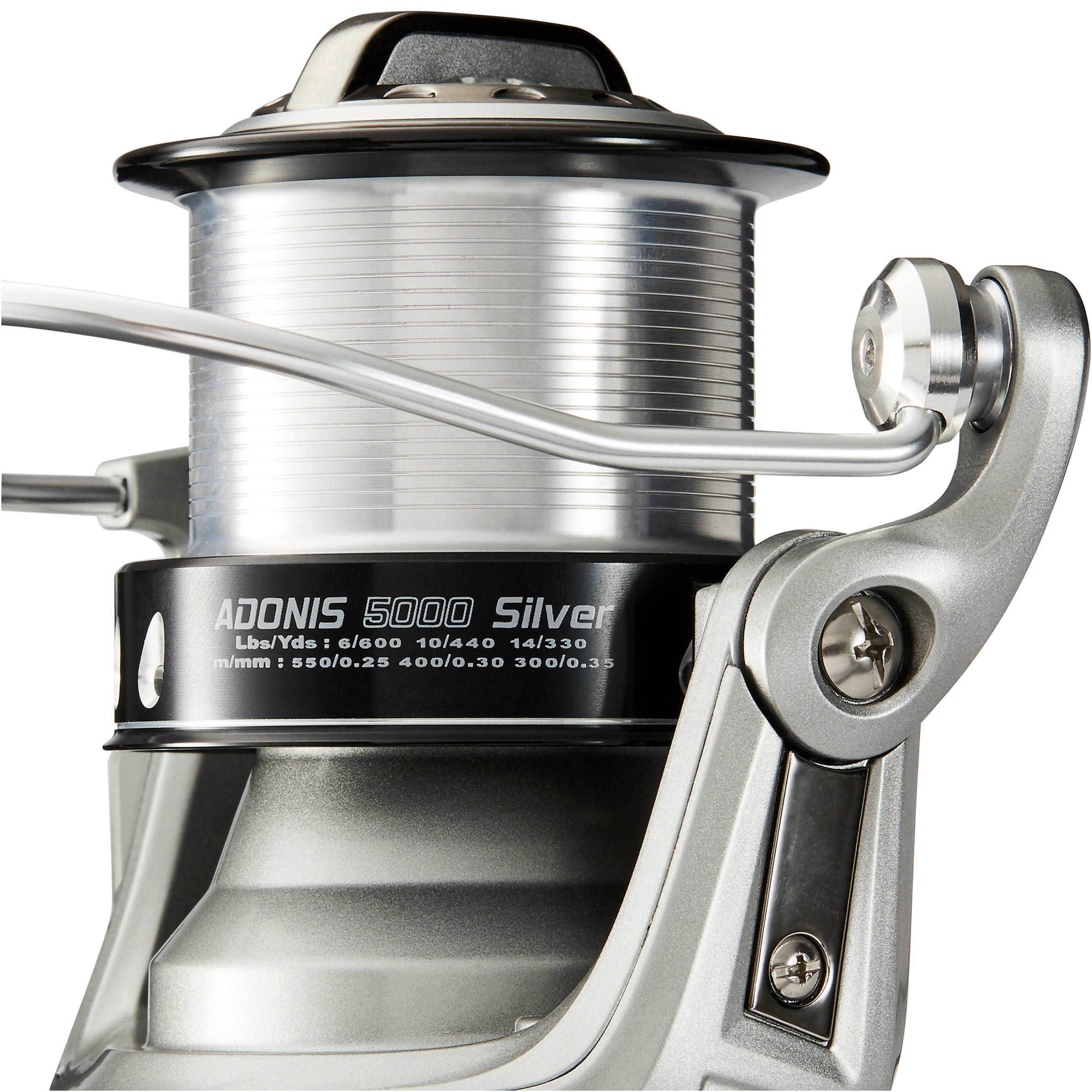 ADONIS 5000 SILVER Surfcasting Reel 5/8