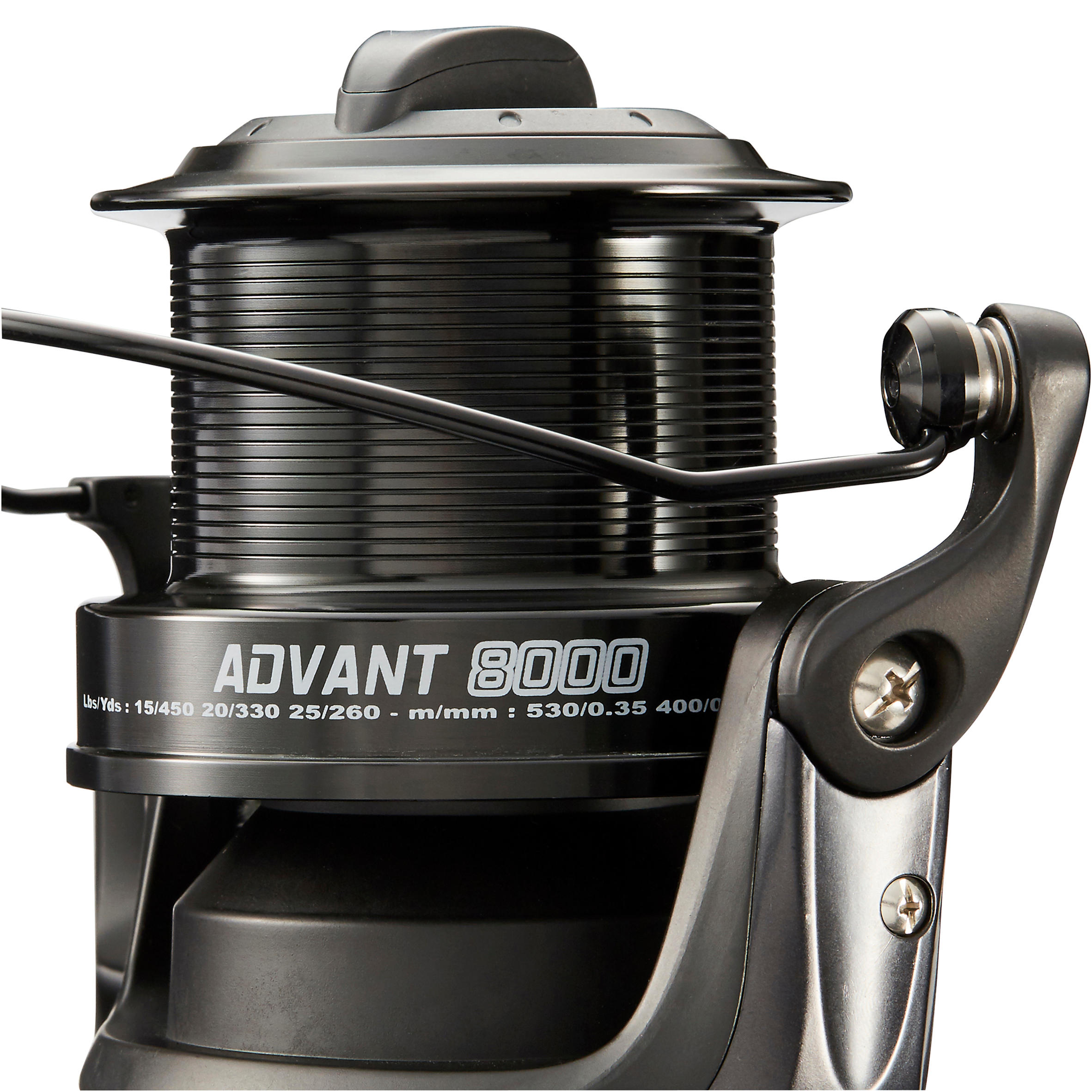 Surfcasting Fishing Reel ADVANT POWER 8000 BLACK 5/7