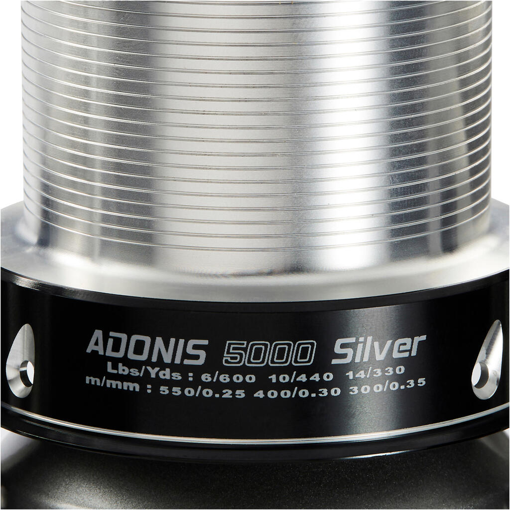 CARRETE PESCA SURFCASTING ADONIS 5000 SILVER