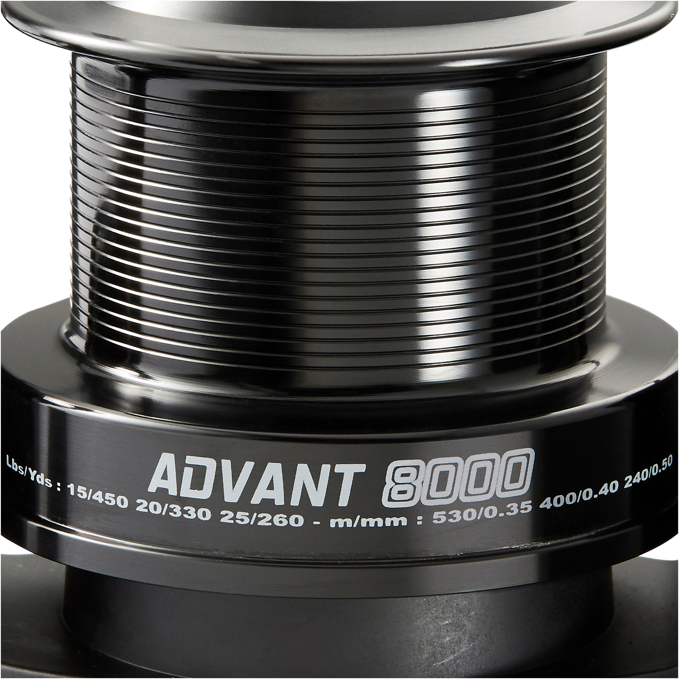 Surfcasting Fishing Reel ADVANT POWER 8000 BLACK 6/7