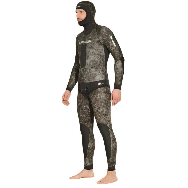 Veste combinaison de chasse sous-marine camouflage TRACINA 5 mm