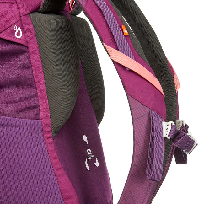 QUECHUA MH100 30L Backpack Purple/Pink Decathlon