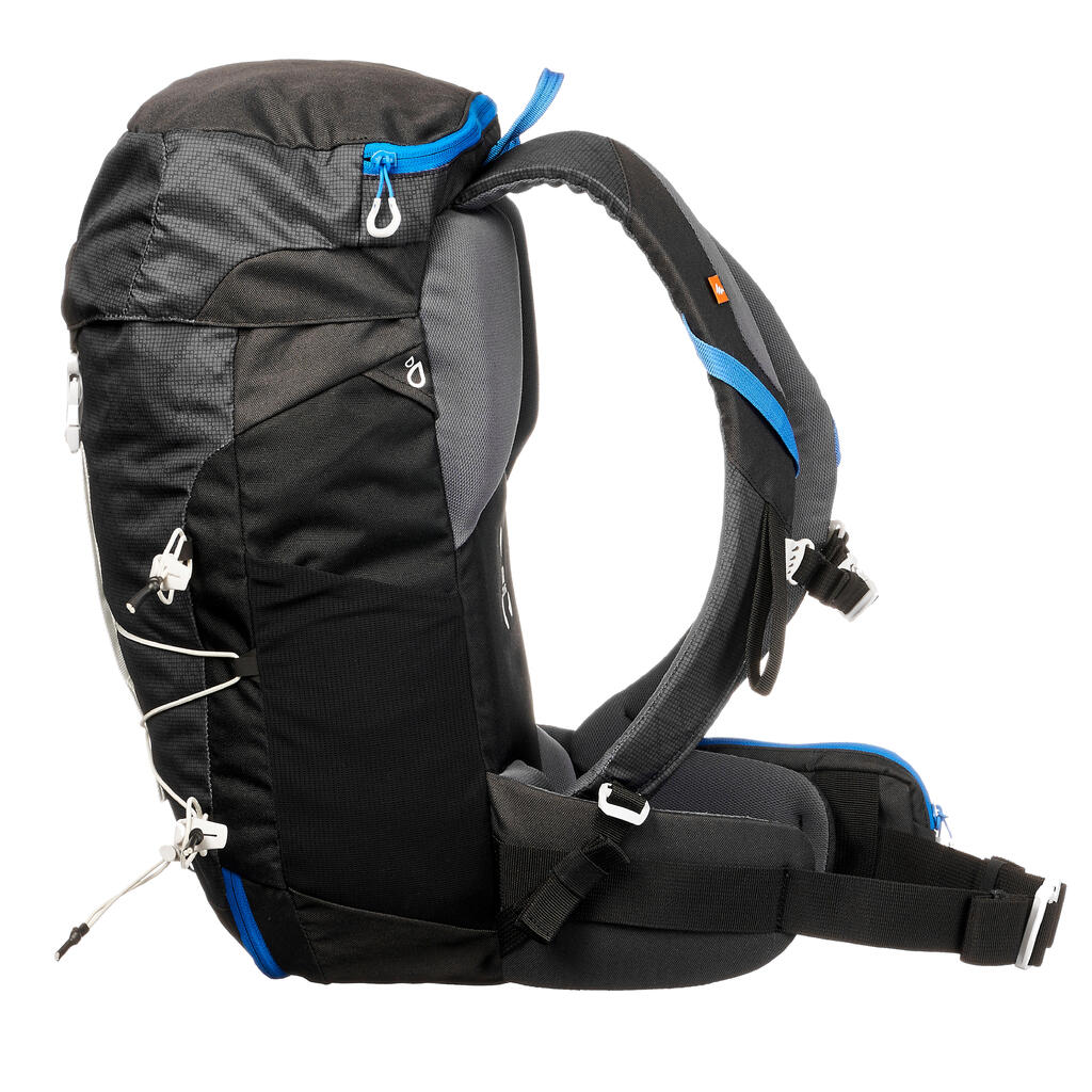 Wanderrucksack Bergwandern MH100 20 Liter schwarz