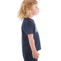 T-shirt de randonnée enfant MH100 bleu marine