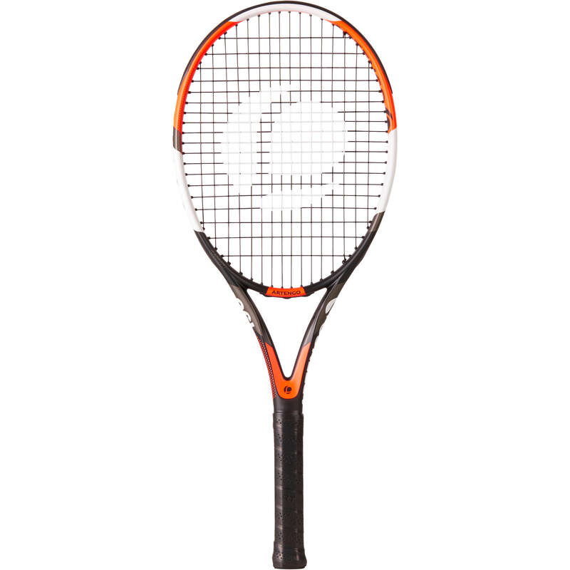 ARTENGO TR190 Power Adult Tennis Racket - Orange/Black...