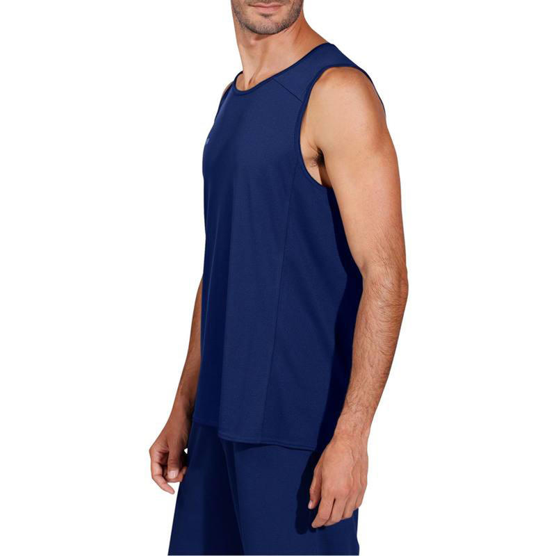Men's Sleeveless Basketball Jersey T100 Blue Decathlon