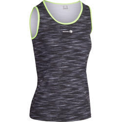 DEBARDEUR DE TENNIS FEMME SOFT GRIS CHINE 500