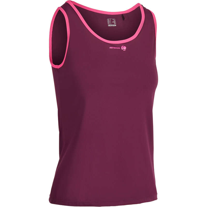 WOMEN WARM CONDITION RACKET SP APAREL - Soft 500 Women's Tank Top ARTENGO