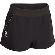 KRATKE HLAČE ZA TENIS SOFT 500 ŽENSKE CRNE