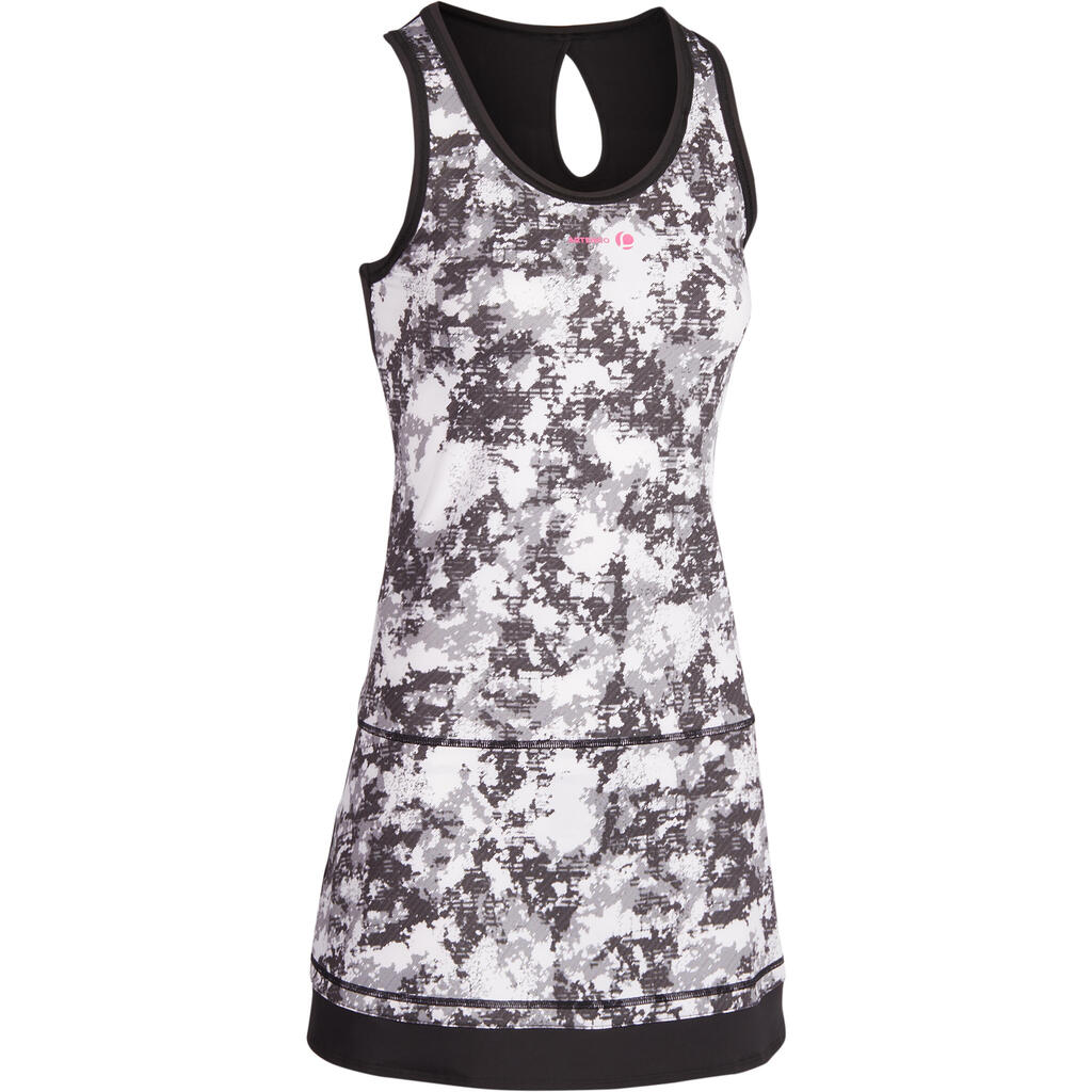 Tenniskleid Soft Graph 500 schwarz