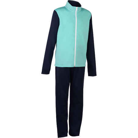 Gym'Y Girls' Gym Tracksuit - Blue